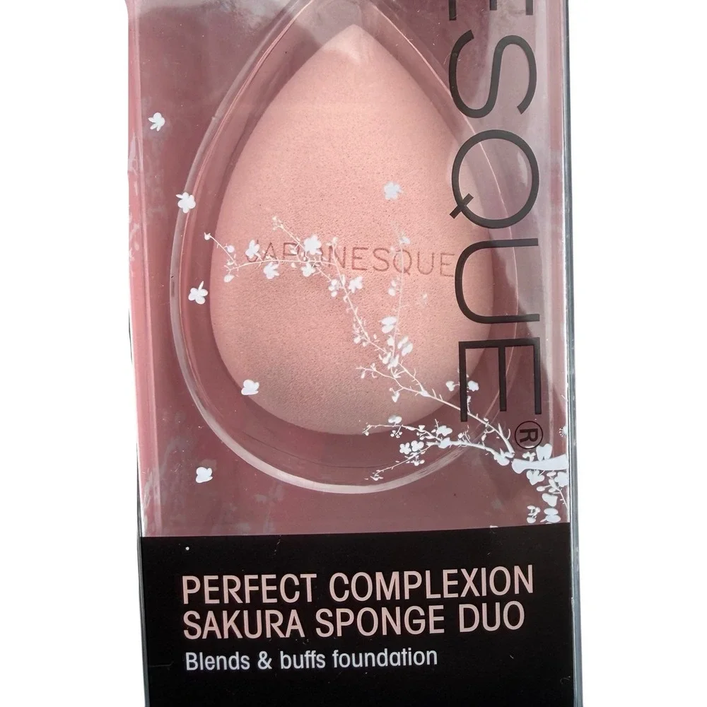 Japonesque Perfect Complexion Sakura Sponge Duo Blends‎ And Buffs Foundation New